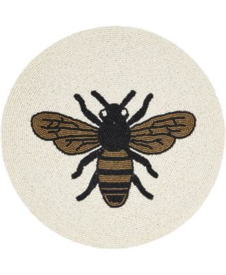 Honeybee Treasure Beaded Placemats, 15" Round