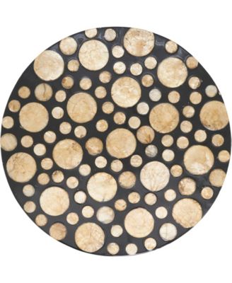 Echoes Capiz Placemats, 15" Round