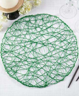 Intricate Wire Placemats, 15" Round