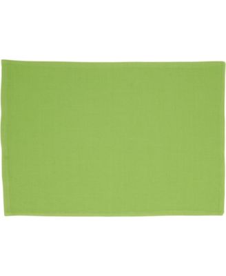 Playful Polka Dot Cotton Placemats and Napkins, Set of 8