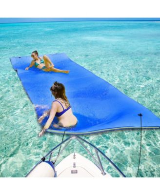 9' x 6' 3 Layer Floating Water Pad Foam Mat -Blue