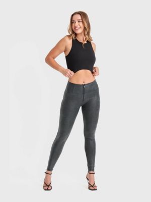 Women's Snake Skin High-Rise Sculpting Pants