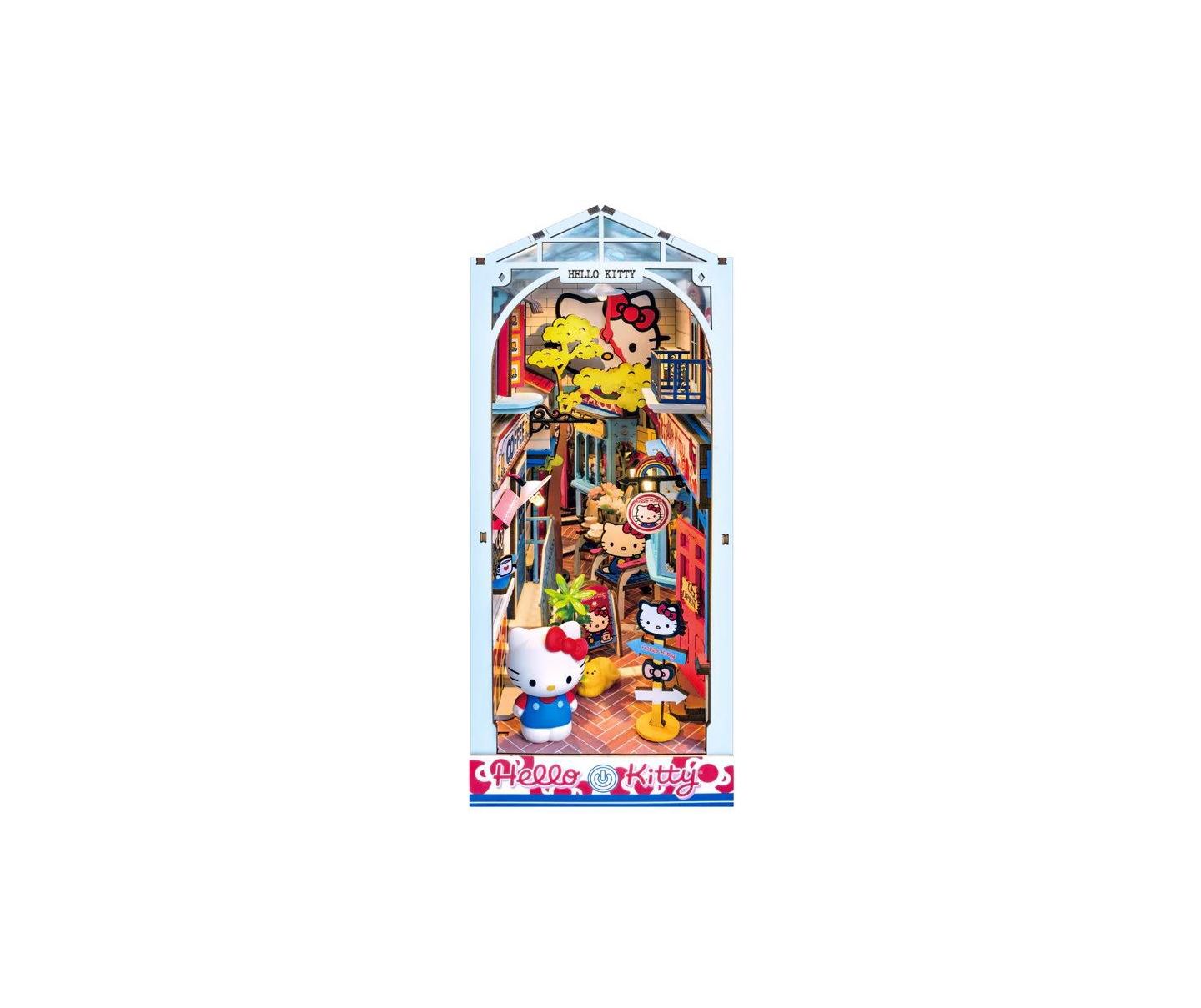 Детские игрушки Flash Popup DIY 3D Book Nook Kit - Hello Kitty: Town Square 169pcs — фото 1