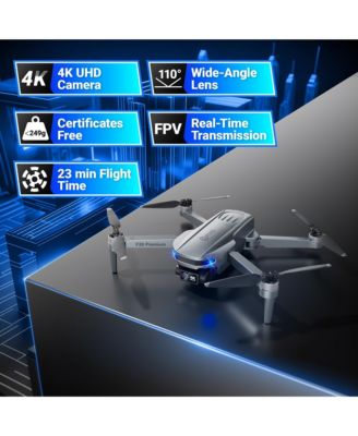 F28-Premium GPS Drone, 4K Camera, 3-Axis Gimbal, 30 Min Flight - Foldable