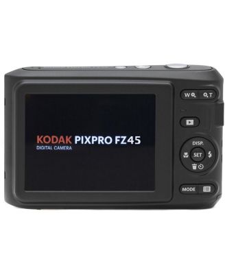 PIXPRO Friendly Zoom FZ45-BK 16MP Digital Camera with 4X Optical Zoom 27mm Wide Angle and 2.7" LCD Screen (BLack) + 4-Pack Rechargeable AA