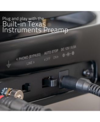 RT80 Turntable with Ai61 Powered Stereo Speakers, Diamond Stylus, Built-in Preamp & Bluetooth – High-Fidelity Vinyl Audio System