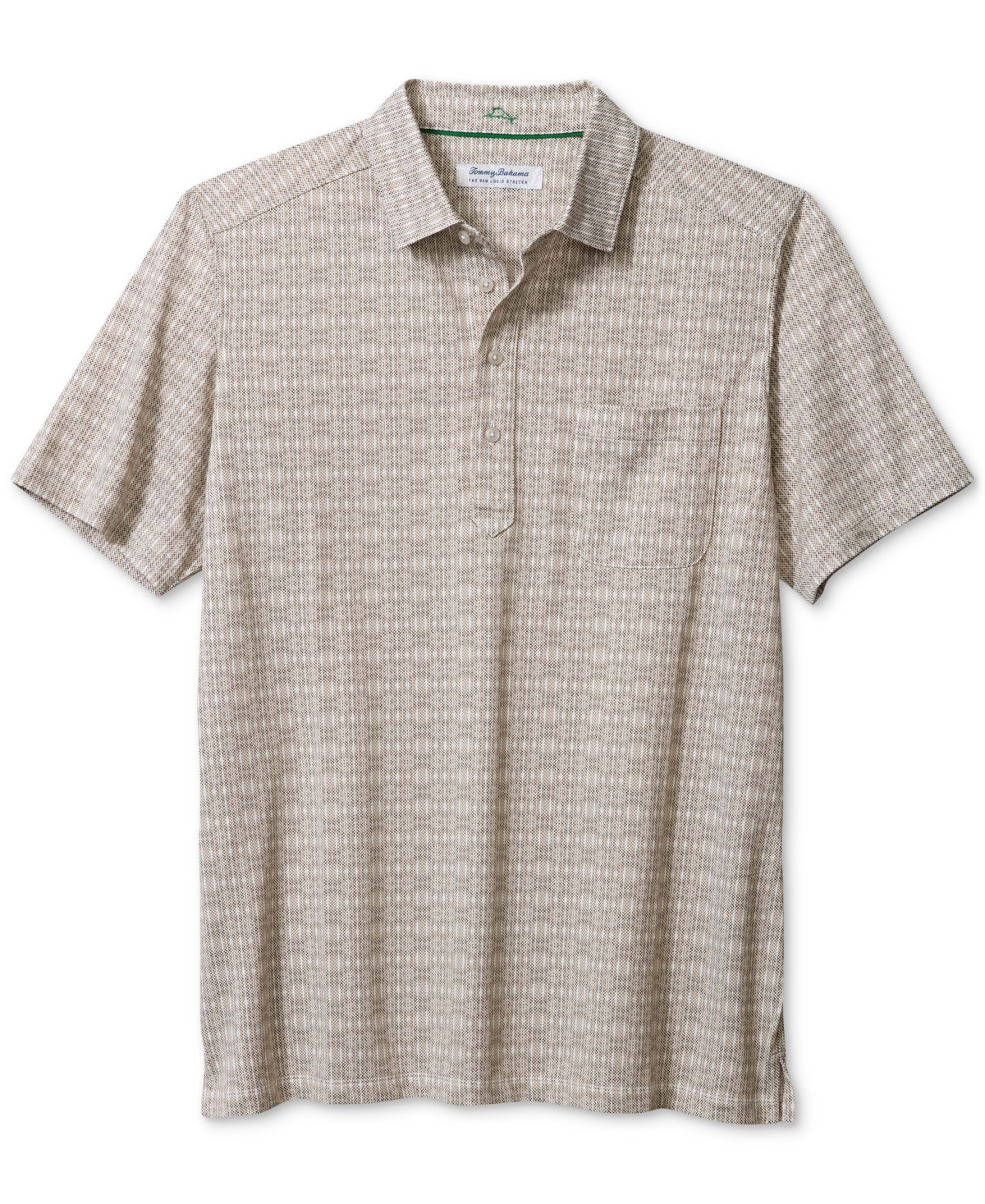 Tommy Bahama Men's San Lucio Shibori Splash Polo Shirt In Neutral