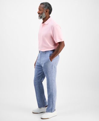 Men's Linen Cross-Dye Pants