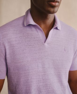 Polo Ralph Lauren Men's Textured Cotton-Linen Sweater - Macy's
