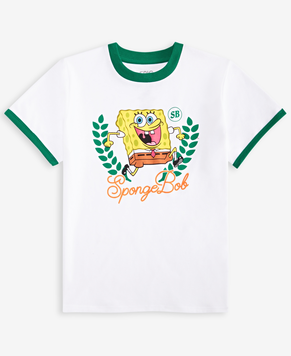 Epic Threads Little & Big Boys Spongebob Ringer T-shirt, Exclusively At Macy's