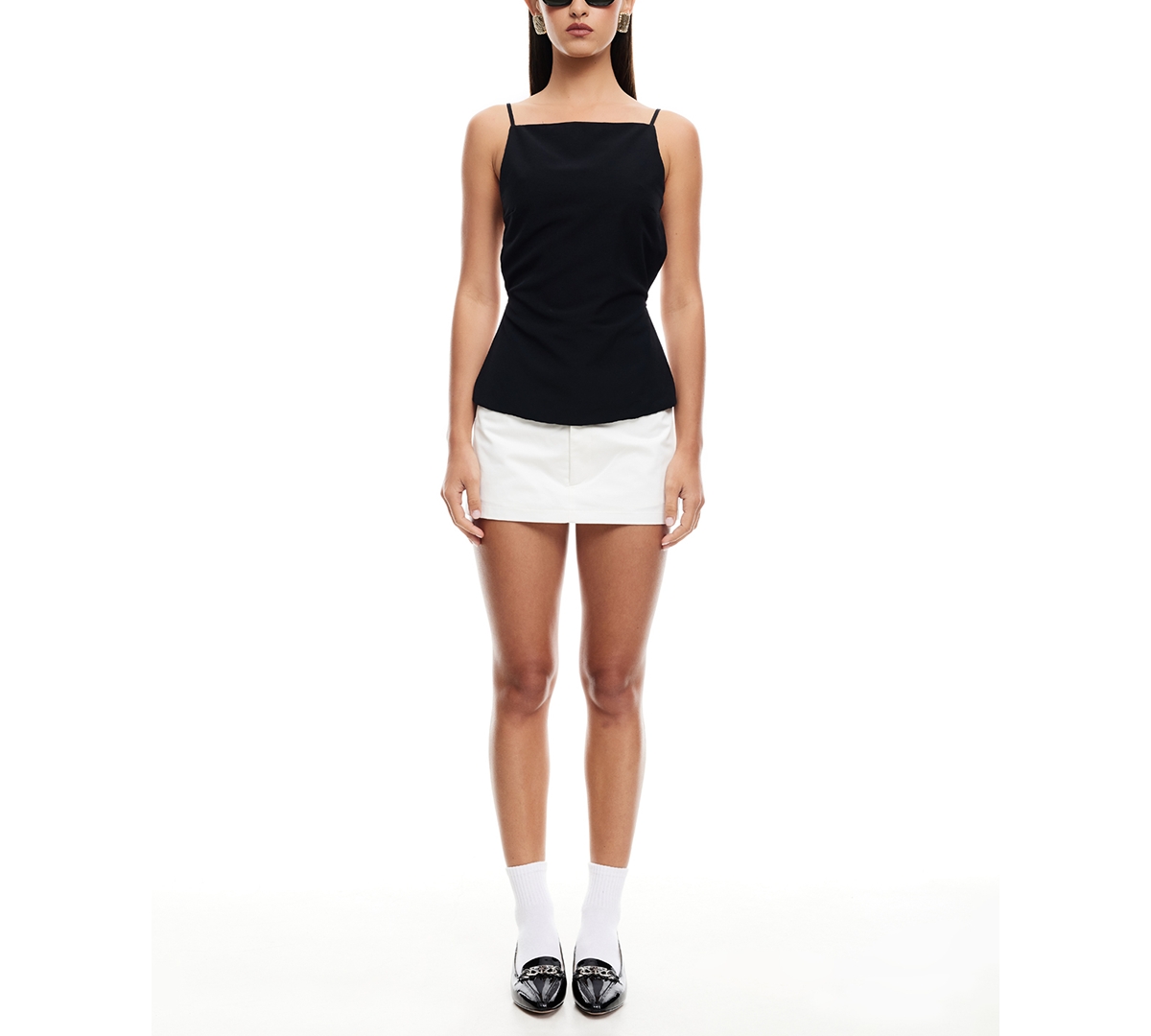 Women's Camile Open-Back Top - Onyx