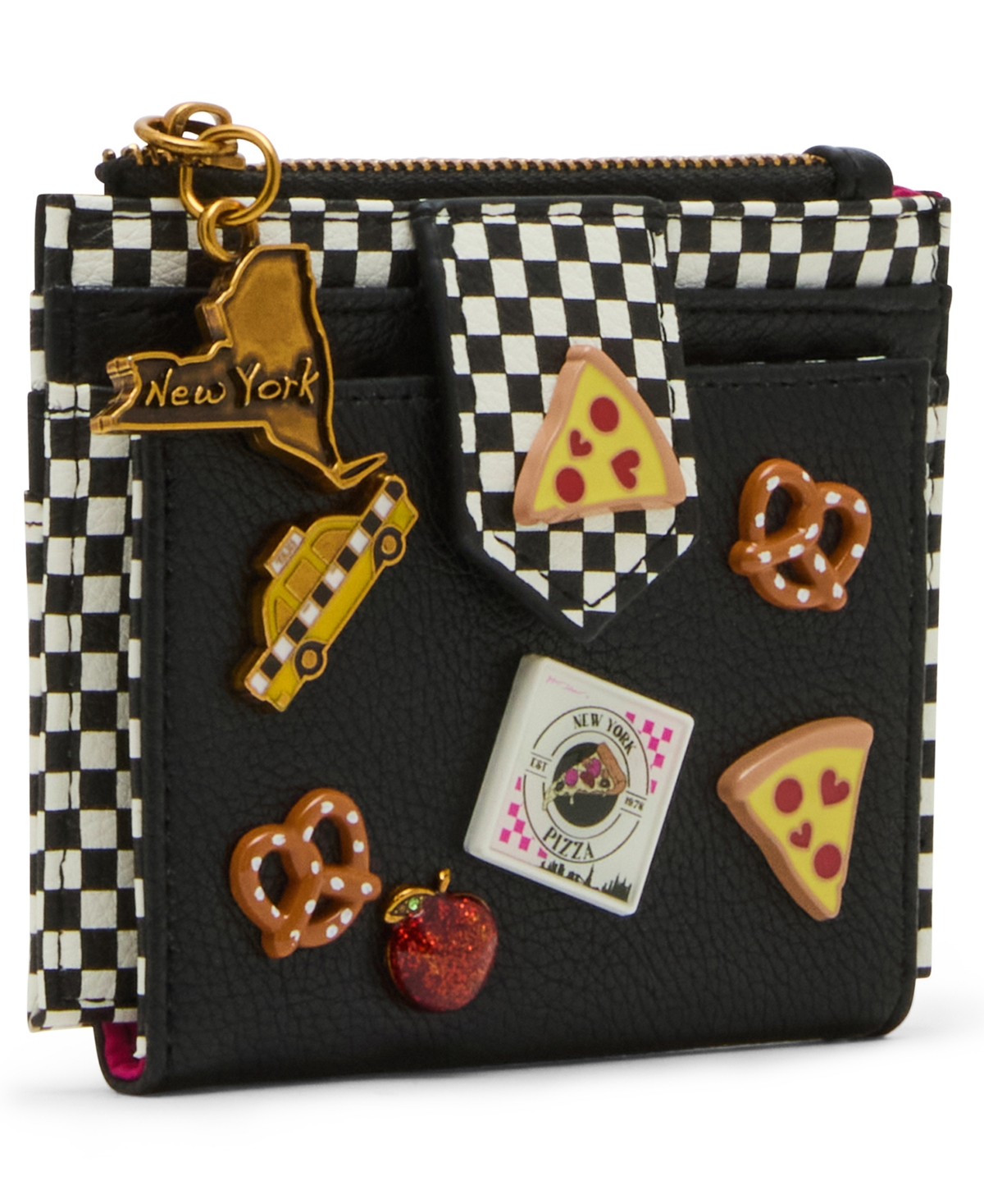 BETSEY JOHNSON NEW YAWK BIFOLD WALLET 
