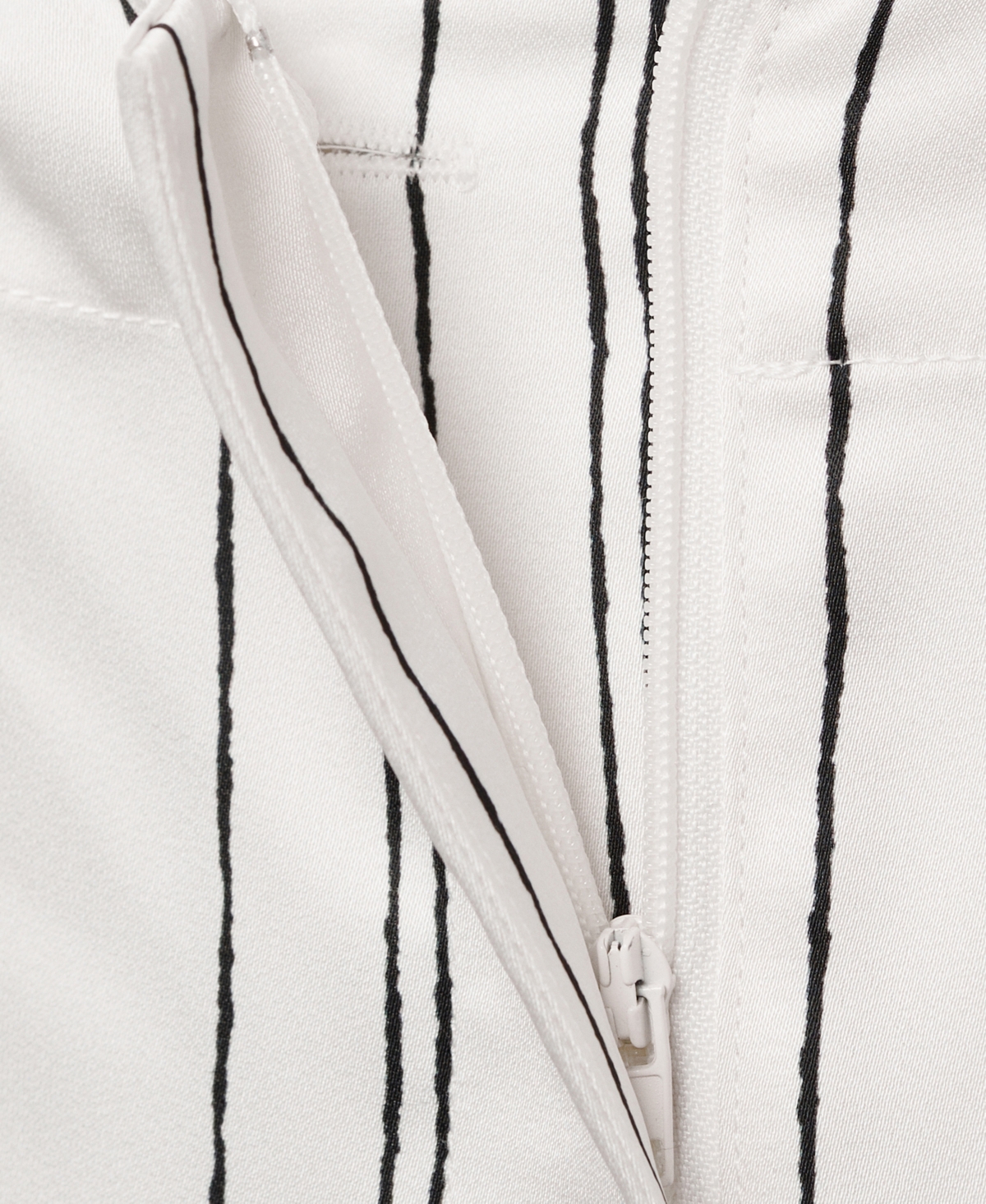 Shop Mango Women's Straight Striped Pants In White