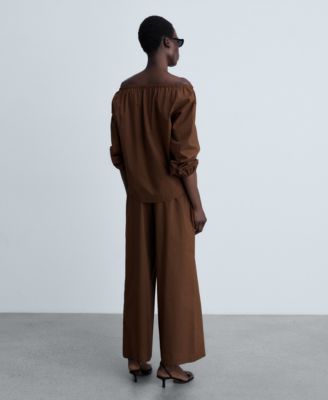 Women's Straight-Fit Cotton Pants