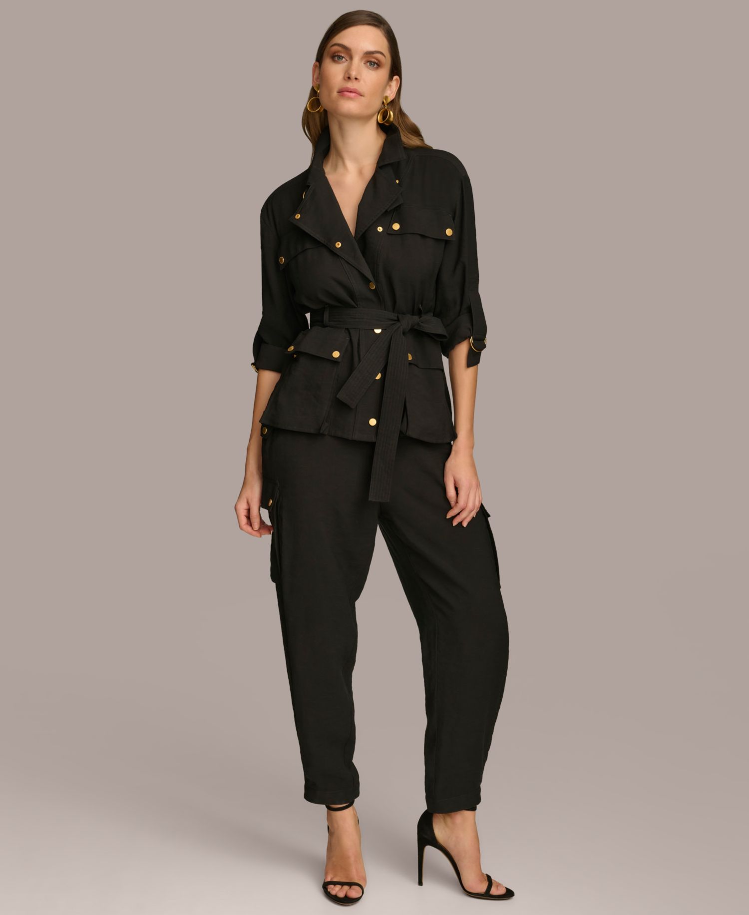 Women's Belted Utility Jacket