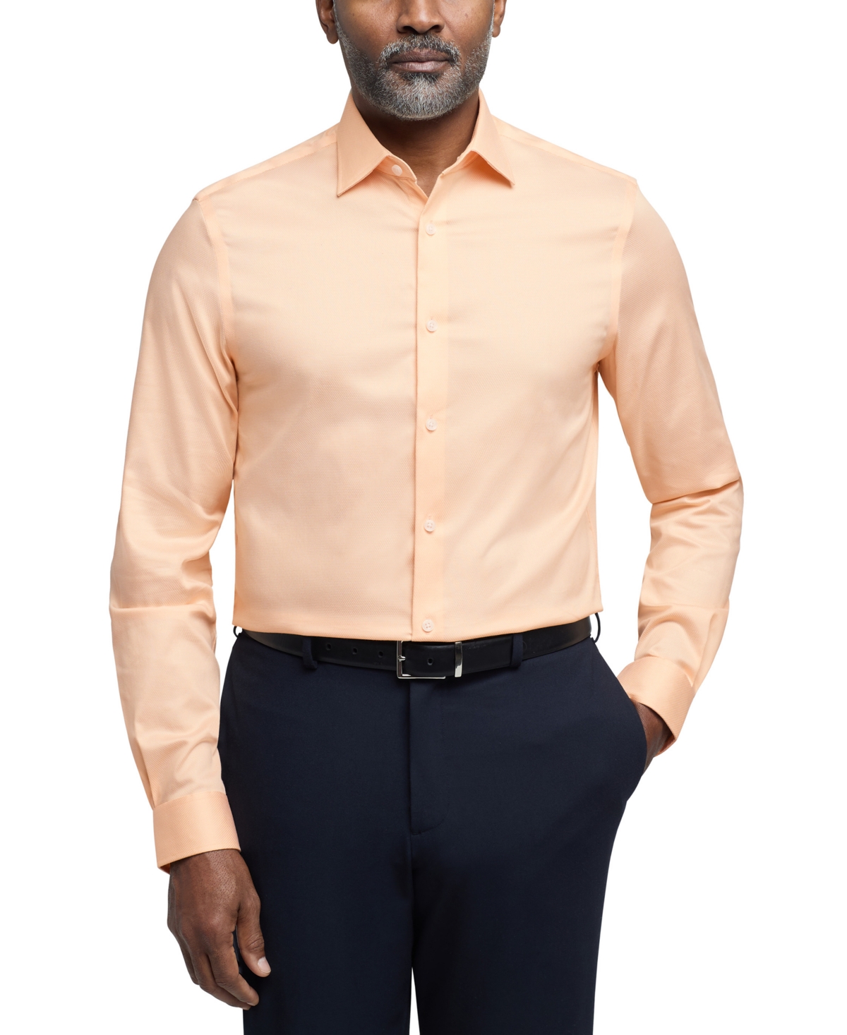 Michael Kors Men's Regular Fit Comfort Stretch Dress Shirt