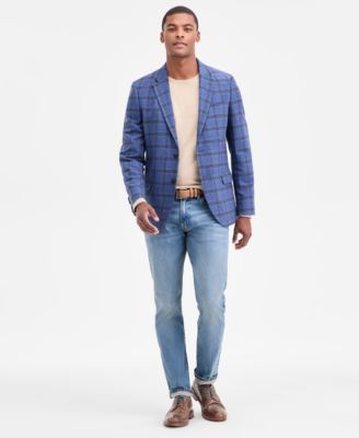 Men's Modern-Fit Tweed Patterned Sport Coat