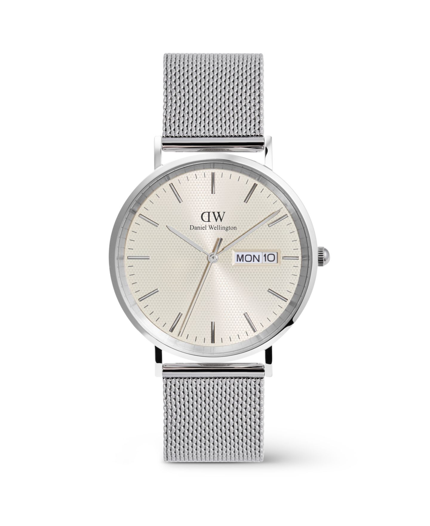 Мужские часы Daniel Wellington Analog Silver-Tone Stainless Steel Watch, 40mm — фото 1