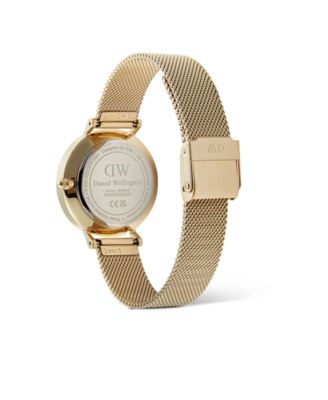 Unisex Analog Gold-Tone Stainless Steel Watch, 32mm