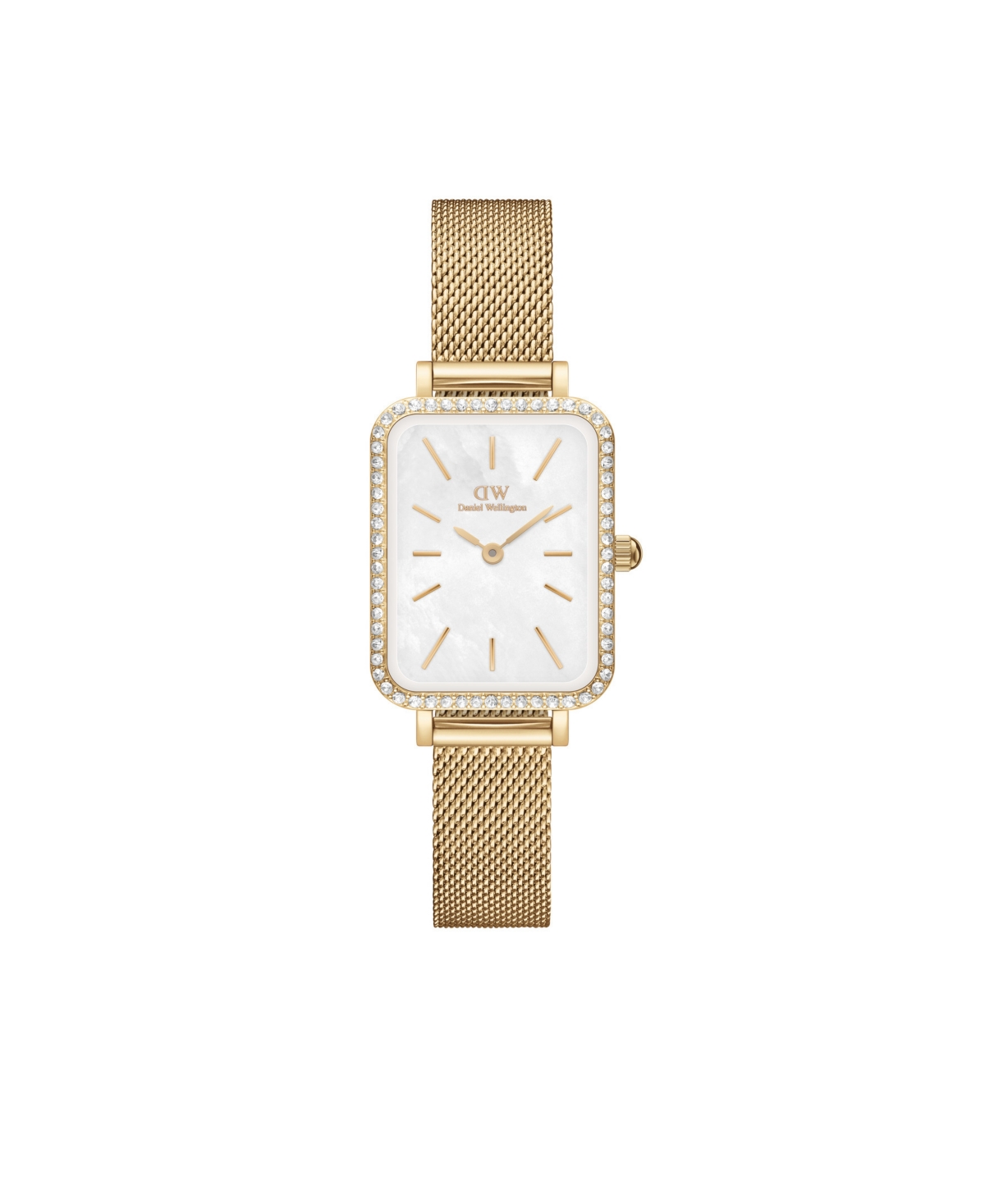 Unisex Analog Gold-Tone Stainless Steel Mesh Watch, 20mm - Gold-Tone