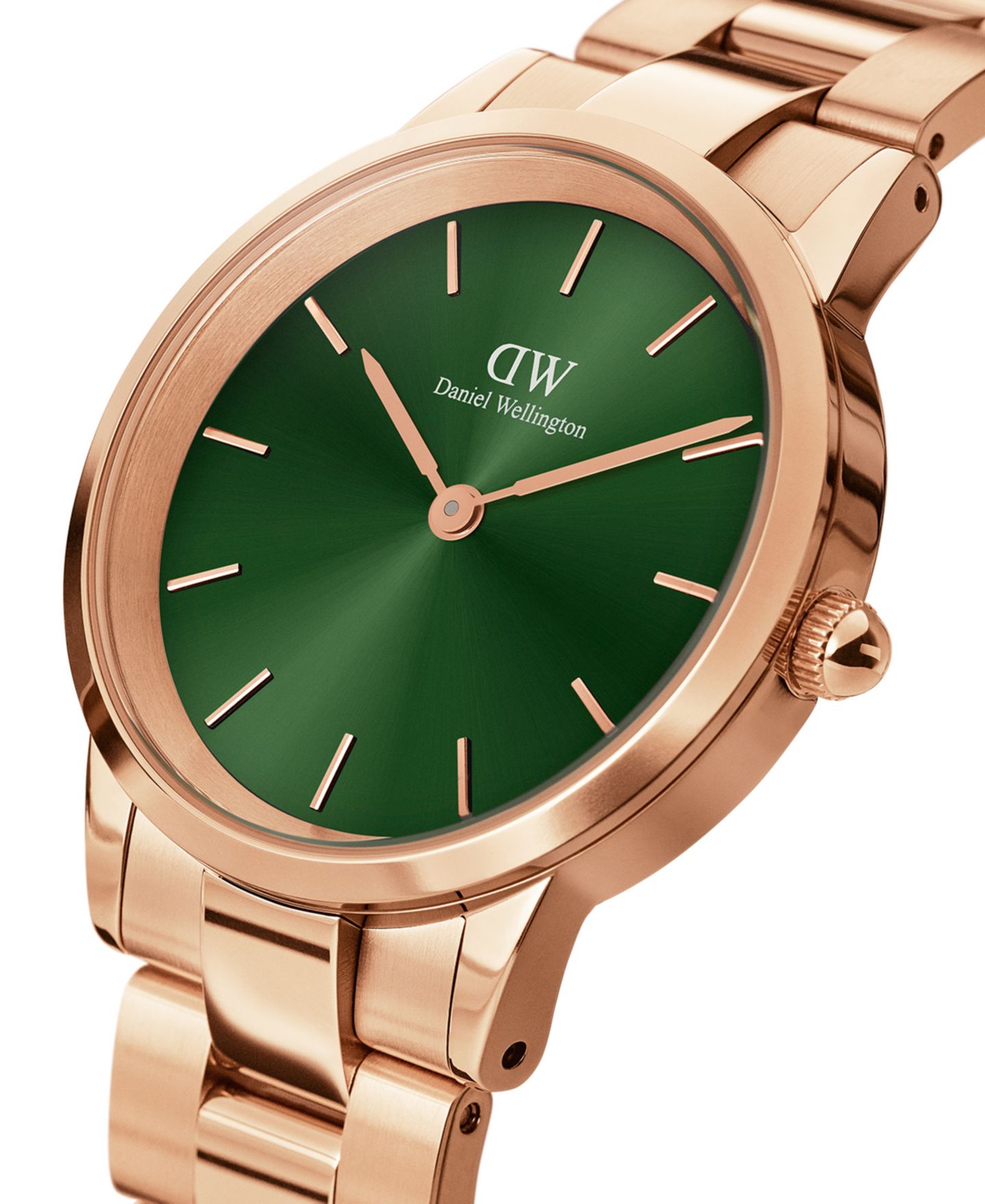 Часы Daniel Wellington Unisex Analog Rose Gold-Tone Stainless Steel Watch, 32mm — фото 3