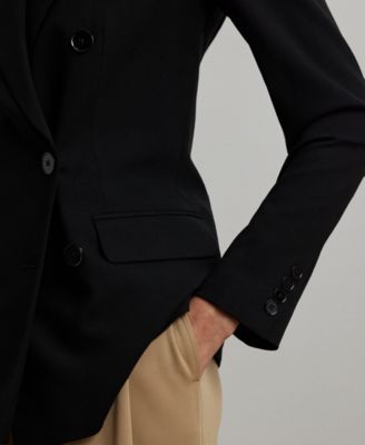 Women's Double-Breasted Wool Crepe Blazer
