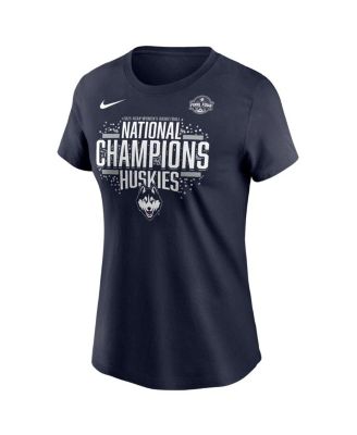 Nike - Women's Navy UConn Huskies 2025 NCAA Women's Basketball National Champions Locker Room T-Shirt