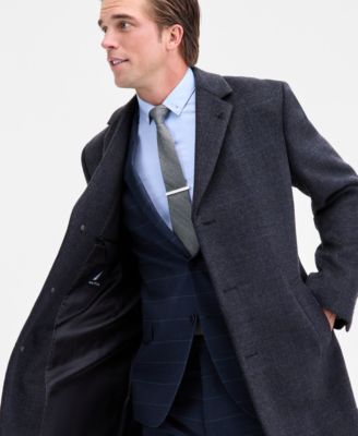 Men's Modern-Fit Wool-Blend Overcoat 