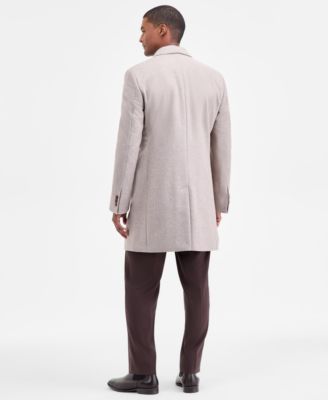 Men's Modern-Fit Wool-Blend Overcoat 