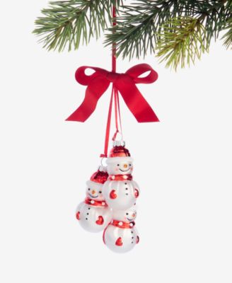 Holiday Lane - Heritage Snowmen Pendant Ornament