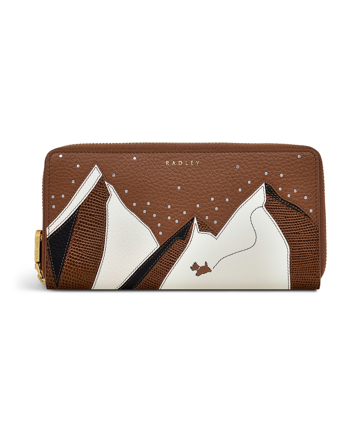 Radley London Mountain Wanderer Zip Around Wallet In Saddle