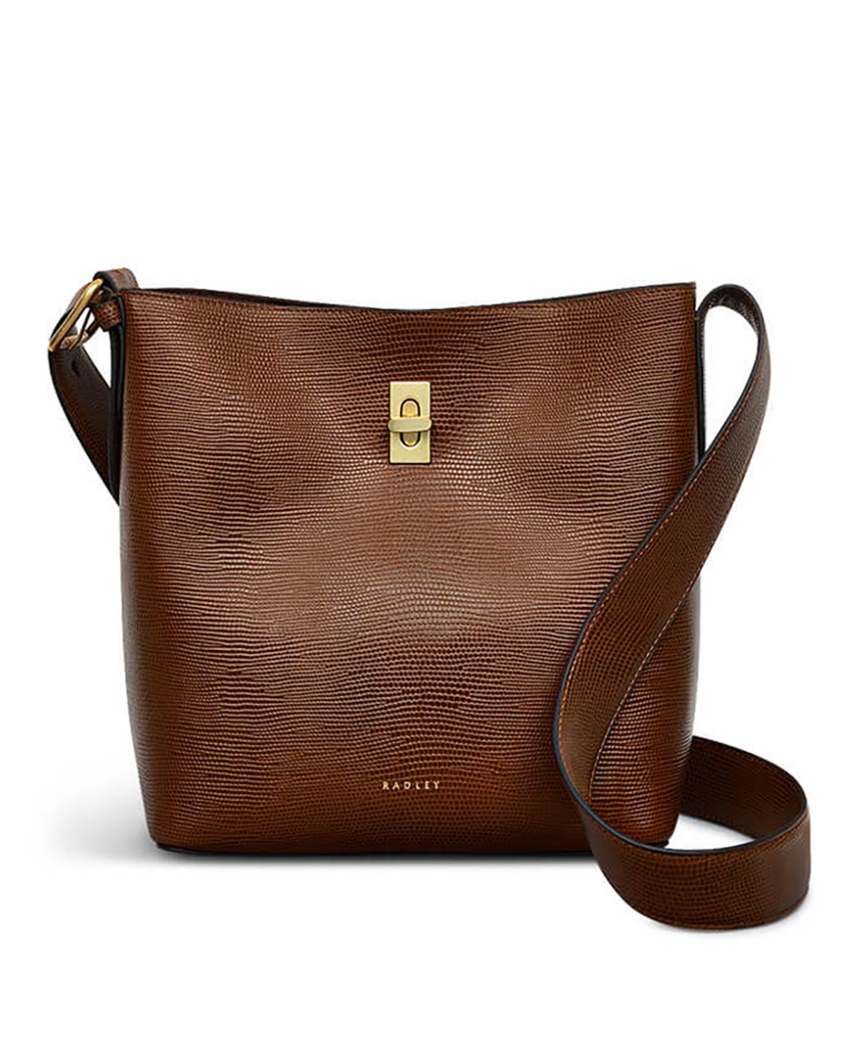 Threadneedle Street Medium Bucket Bag - Saddle
