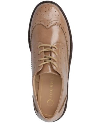 Women's Claudiya Lug Sole Lace Up Oxford Loafers