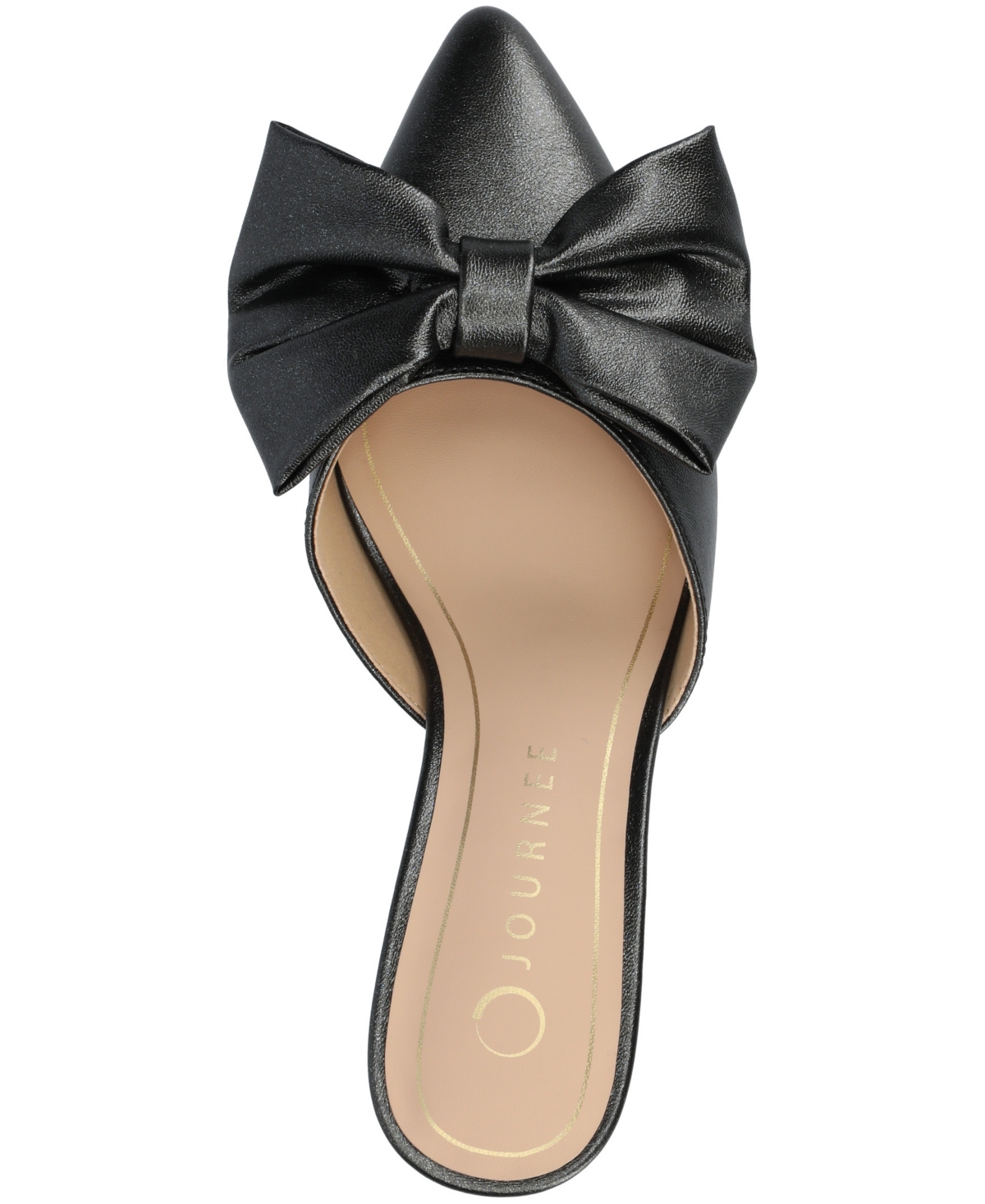 Journee Collection Tiarra Womens Pointed Closed Toe Stiletto Heel Pumps In Black