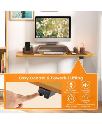 Electric Standing Desk Adjustable Stand up Computer Desk Anti-collision