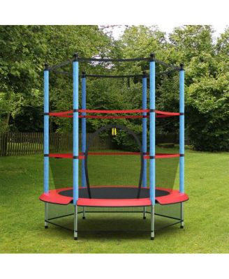 Trampoline for Kids with Safety Enclosure and Padding – Outdoor Jumping Fun Combo