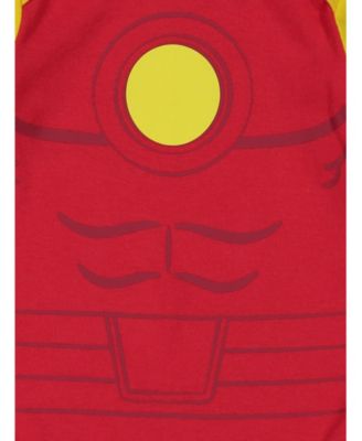 Baby Boys Captain America The Hulk iron Man Spider Man 5 Pack Bodysuits Newborn to