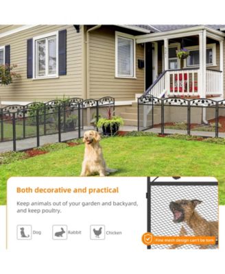 Heavy-Duty Dog Playpen Foldable Metal Exercise & Garden Fence