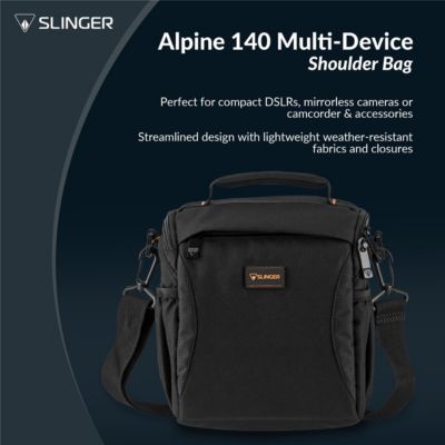 LUMIX DMC-G85 Mirrorless Camera with 12-60mm f/3.5-5.6 LUMIX G Power OIS Lens, Black, Bundle with 32GB UHS-I SDHC Memory Card, Shoulder Bag