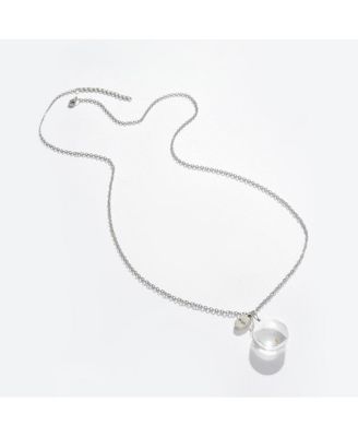 Women's Silver Plated Designer Pendant Chain