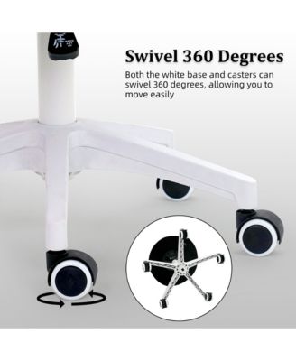 Modern Velvet Task Chair 360 Swivel Adjustable Height Office Chair