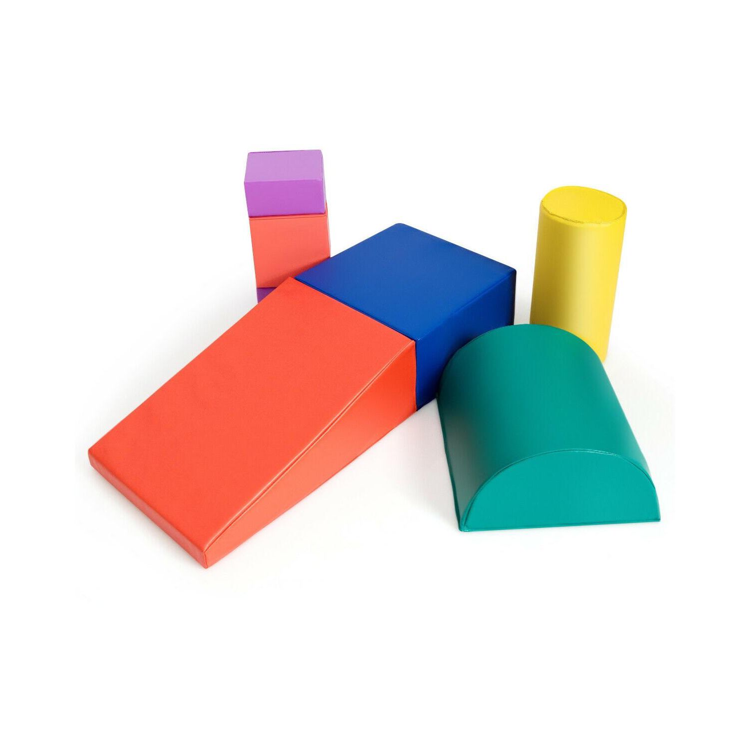 Foam Stackable Soft Climb Crawl Play Set, 6-Piece Set