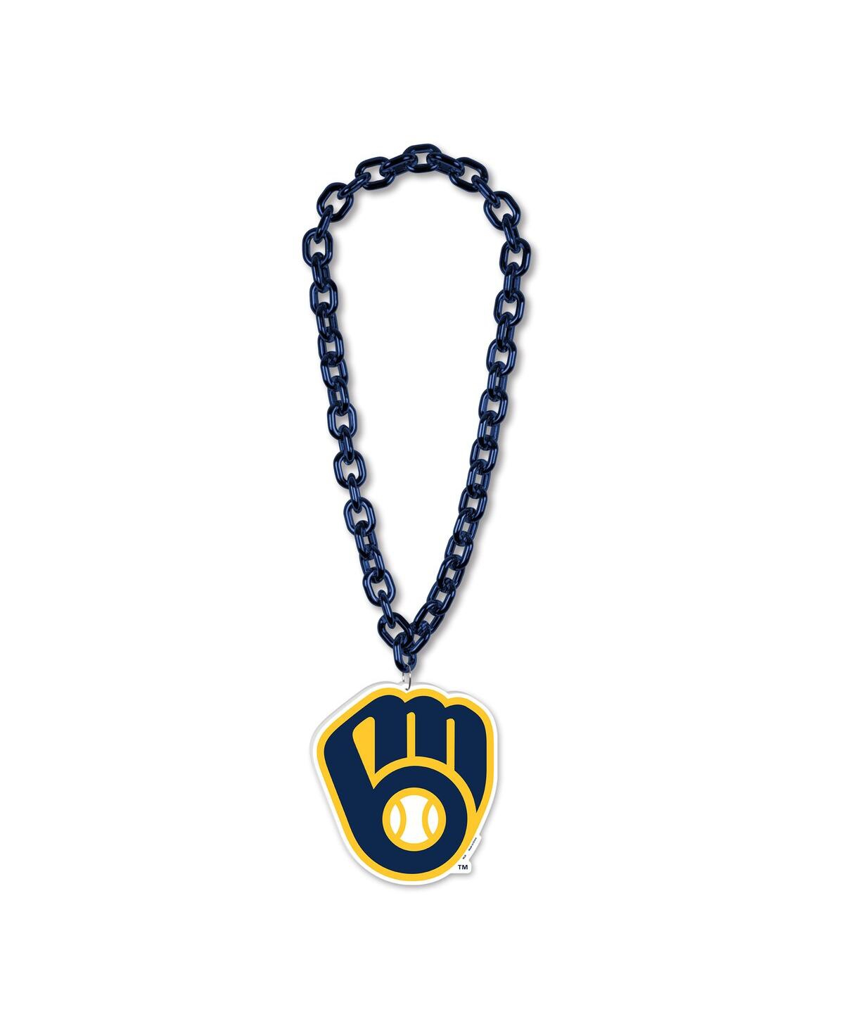 Milwaukee Brewers Big Chain Logo Necklace