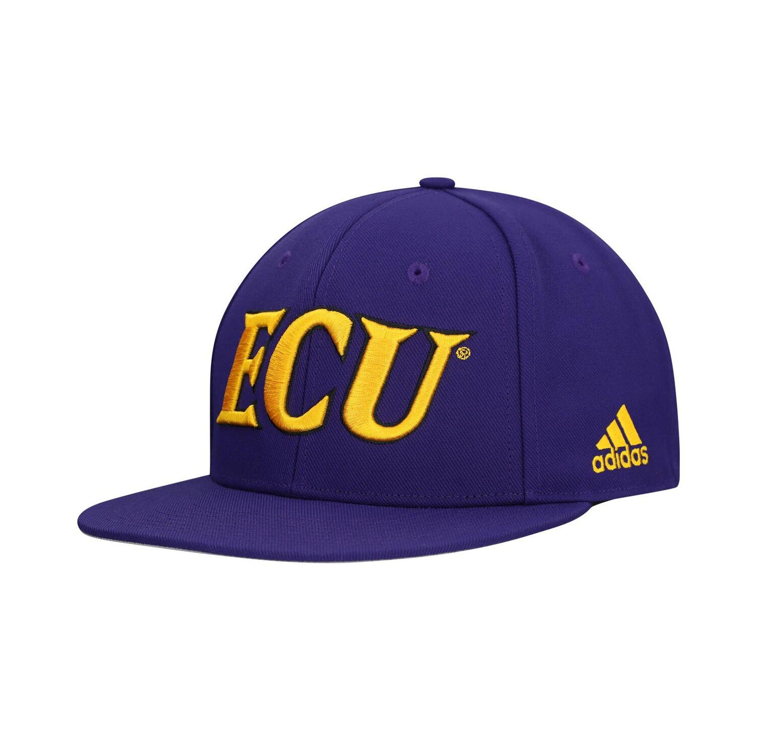 Men's Purple ECU Pirates on Field Fitted Hat
