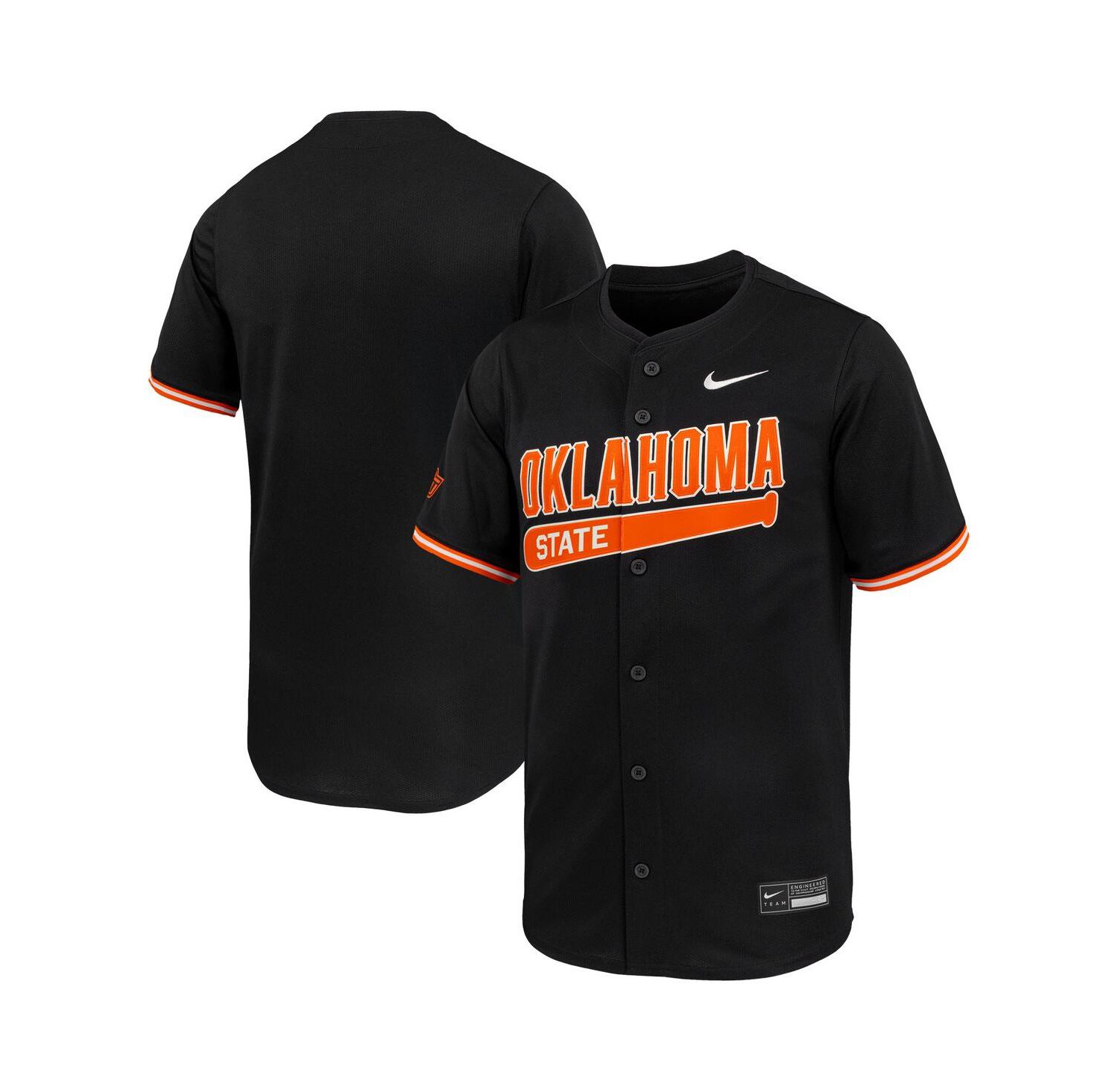 Men's Black Oklahoma State Cowboys Limited Baseball Jersey