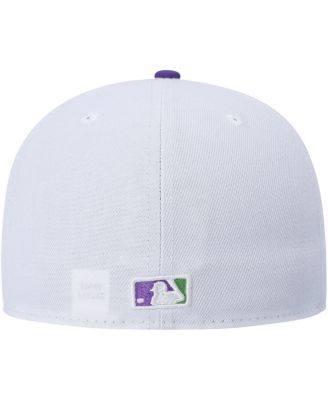 Men's White Washington Nationals Side Patch 59FIFTY Fitted Hat