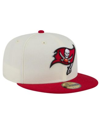 Men's White/Red Tampa Bay Buccaneers Main 59FIFTY Fitted Hat