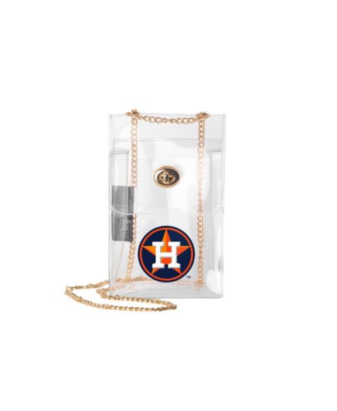 Женская сумка Logo Brands Houston Astros Clear Essential Crossbody Purse