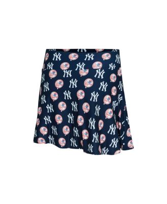 Women's Navy New York Yankees Knit Tank Top and Skort Set