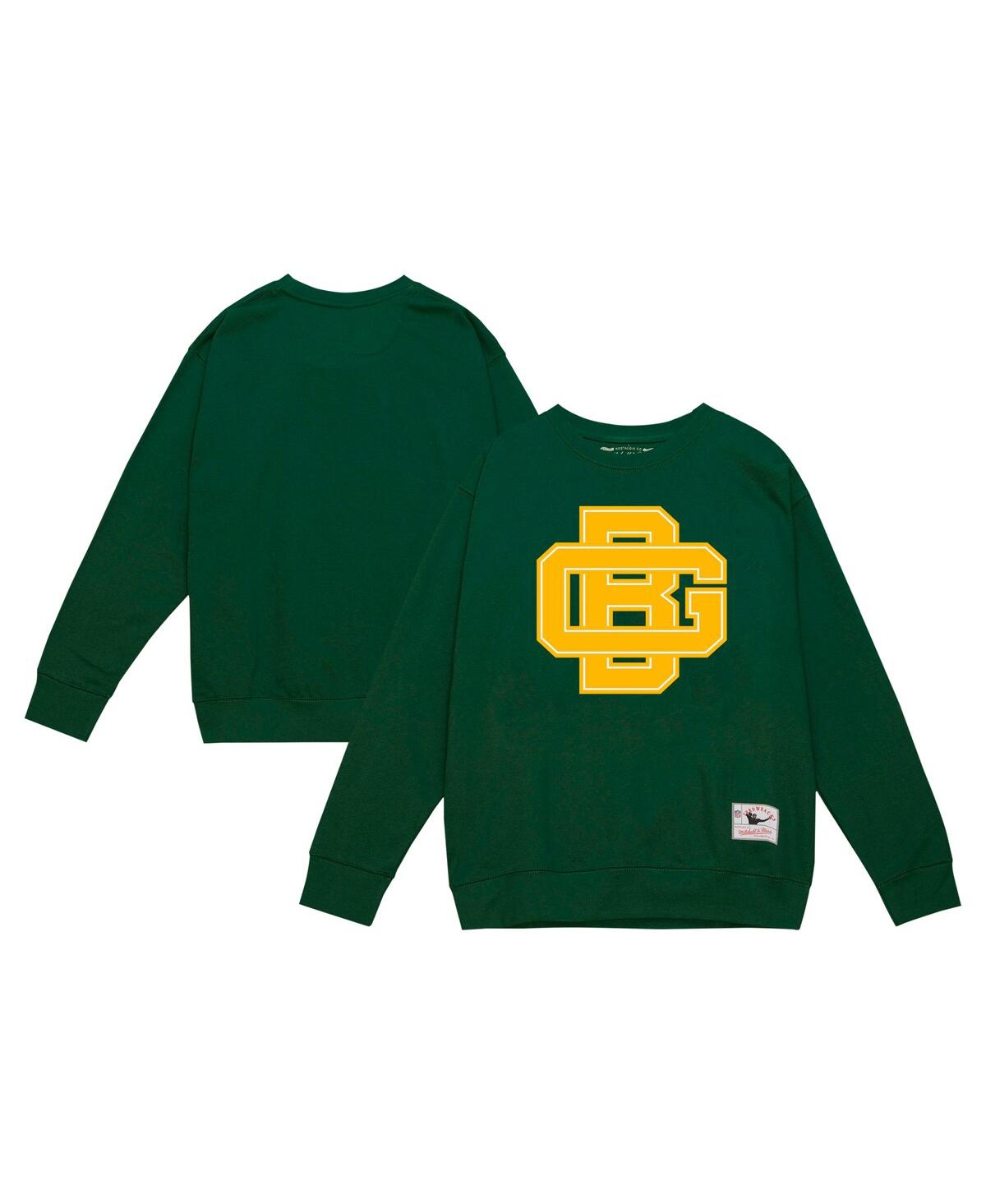 Men's Green Green Bay Packers Basic Fleece Pullover Sweatshirt - Green